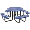 Round Expanded Metal Picnic Table Round Expanded Metal Picnic Table